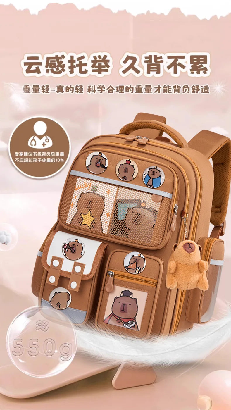 Large Waterproof Orthopedic School Backpack – Durable & Comfortable Book Bag for Boys & Kids!