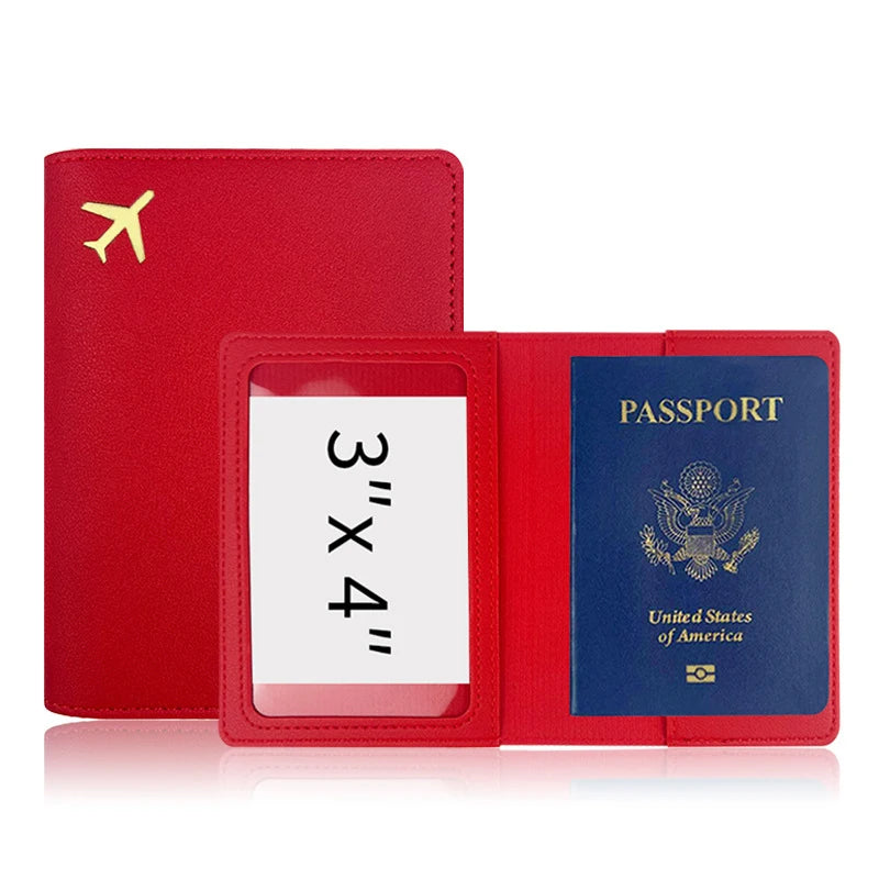 Premium PU Leather Travel Passport Holder – Stylish, Durable & Secure Protection On-the-Go