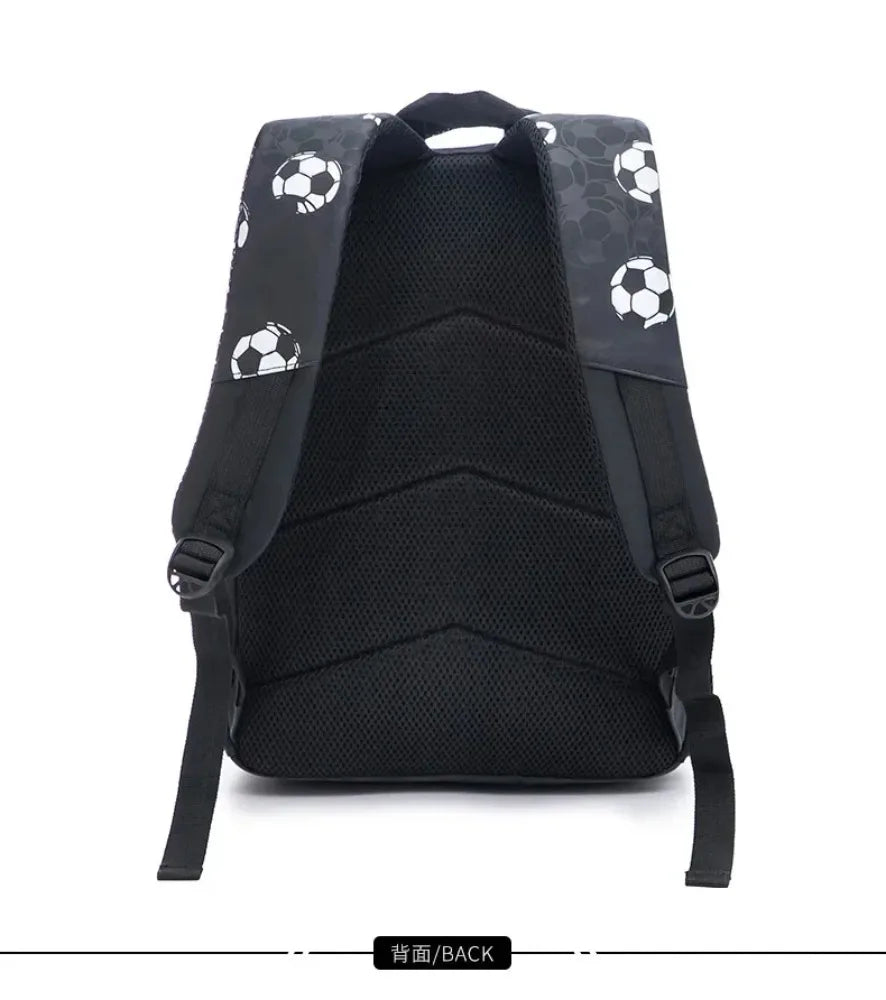 Football-Themed School Backpack – Durable & Stylish Travel Bag for Boys & Teenagers!