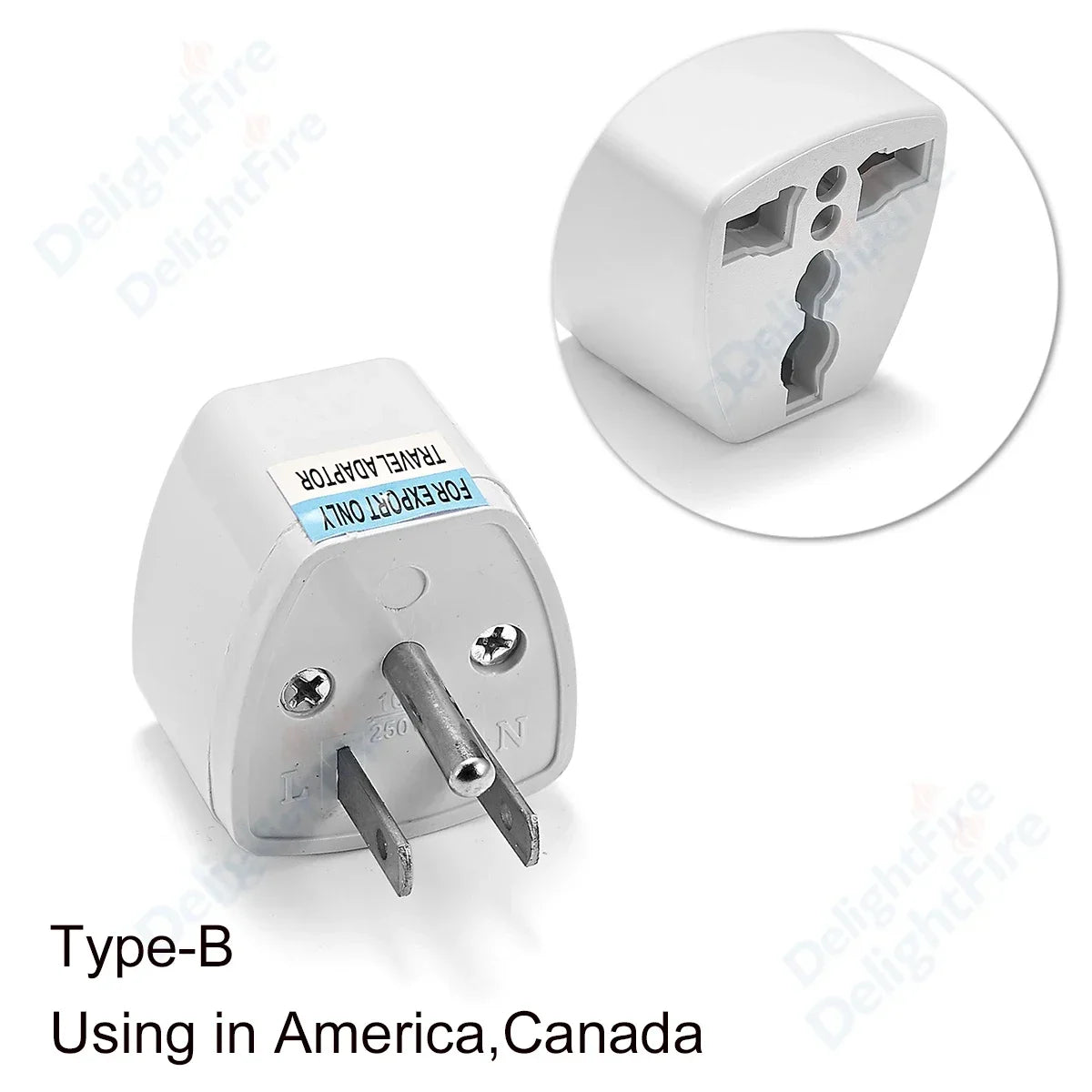 Universal Travel Plug Adapter – UK/EU/KR/US/AU/Brazil/French to Worldwide Power Socket Converter
