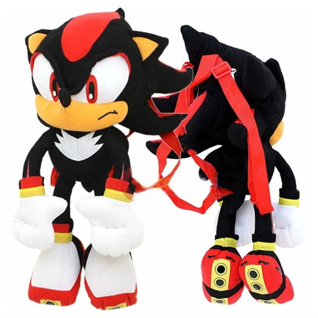 Classic Game Character Black Shadow 55CM Plush Backpack Anime Silver Doll Children's Comfort Toy Birthday Christmas Gift