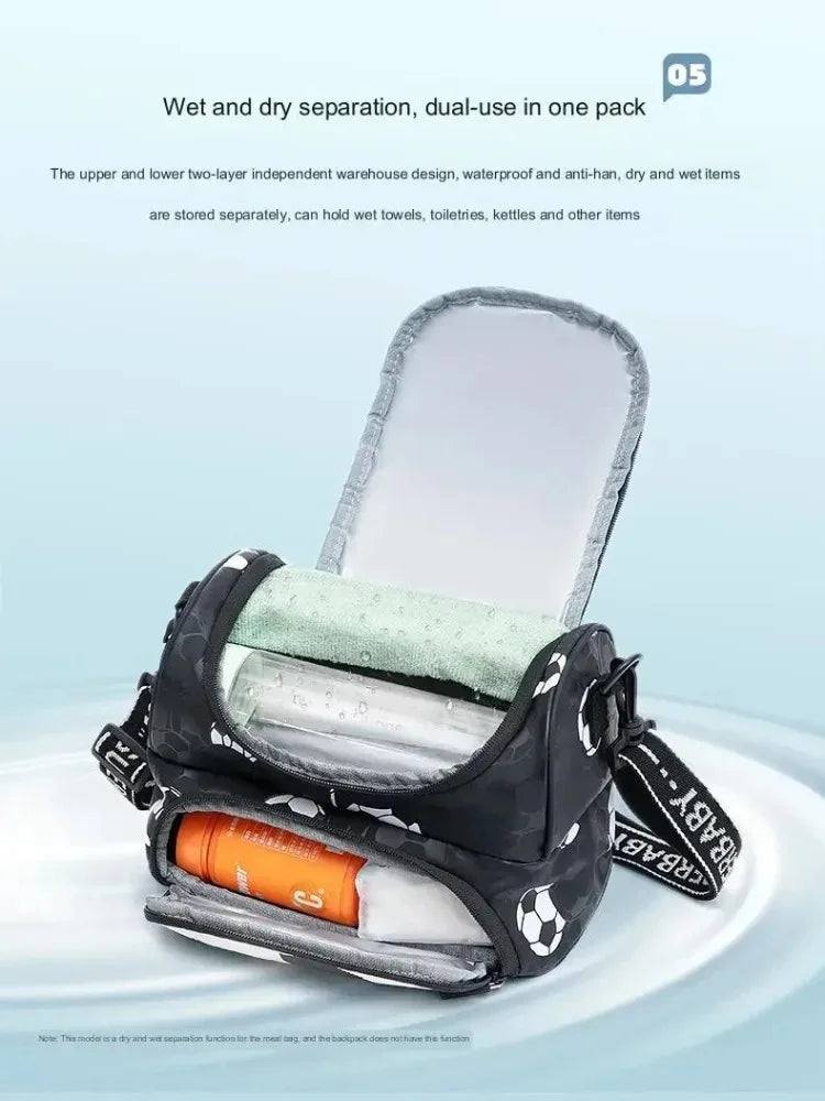 Football-Themed School Backpack – Durable & Stylish Travel Bag for Boys & Teenagers!