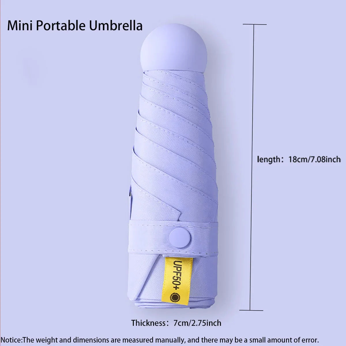 ☀️☔ Ultra-Light Mini Folding Travel Umbrella – Compact, Waterproof & Perfect for Sun & Rain! 🌦️✨
