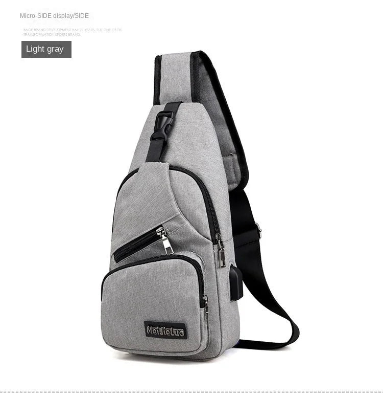Fashion Casual Crossbody Bag Small Men's Shoulder Bag Men Diagonal Backpack Messenger Phone Bag Boy Fanny Chest Pack New