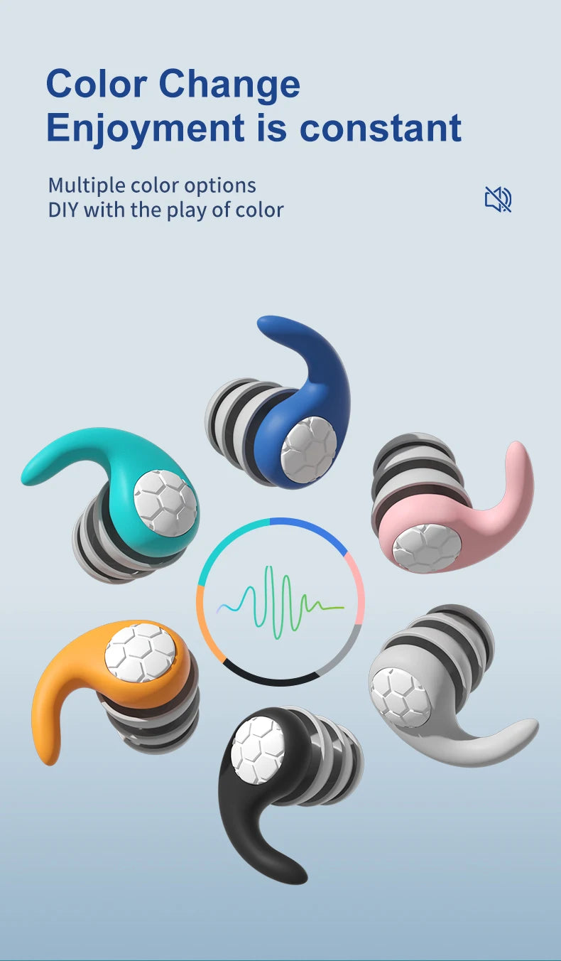 🌙 Sleep Peacefully Anywhere – Soft, Waterproof Noise-Reduction Earplugs for Ultimate Comfort & Quiet! 💤✨