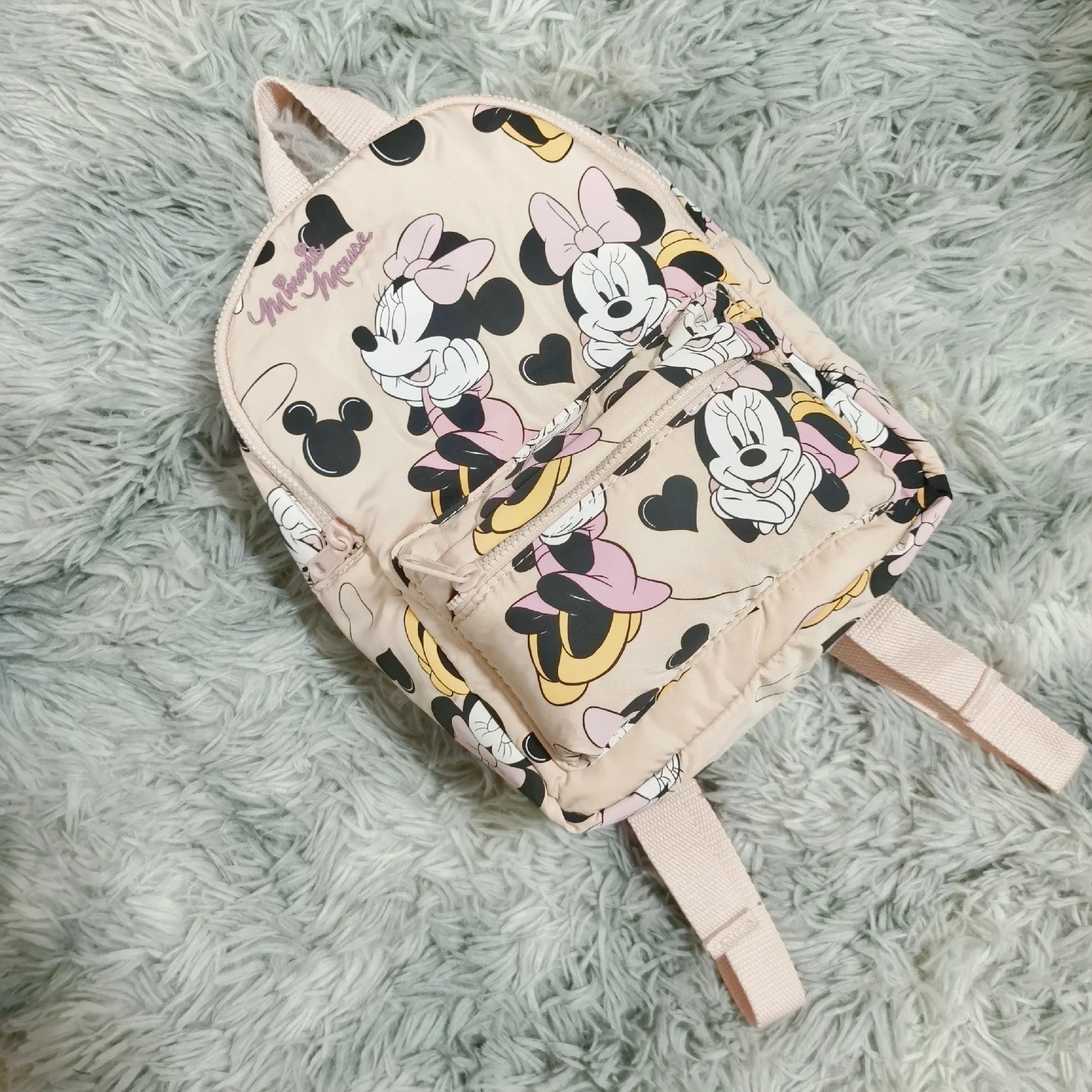 Disney Minnie Mouse Large-Capacity Backpack – Adorable & High-Quality School Bag for Girls!
