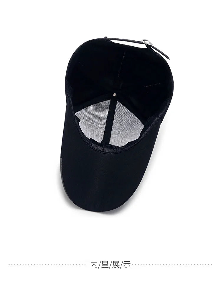 Unisex Adjustable Nylon Baseball Cap – Casual Snapback Sports Hat for Men & Women