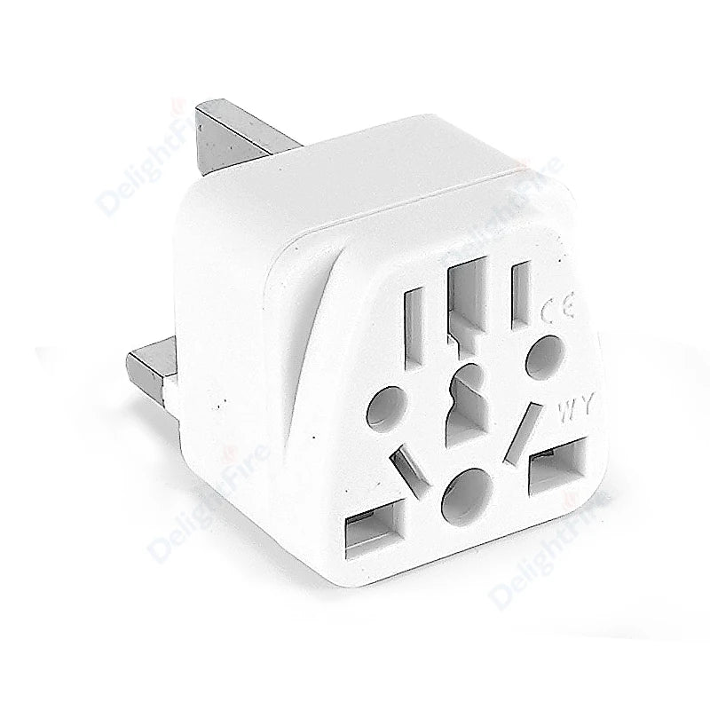 10A UK Plug Adapter – Type G Universal Travel Charger | EU/US/AU to UK Converter for British, Singapore, Malaysia Power Sockets