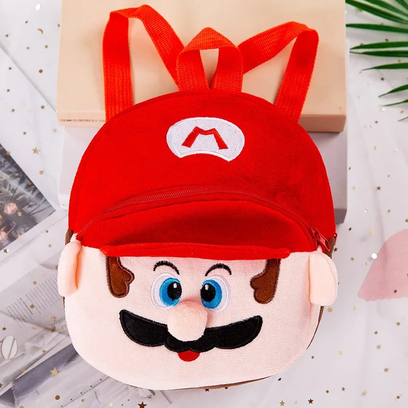 Disney Marvel Plush Backpack – Adorable & High-Capacity Cartoon Bag for Kids Featuring Mickey, Spiderman & More!