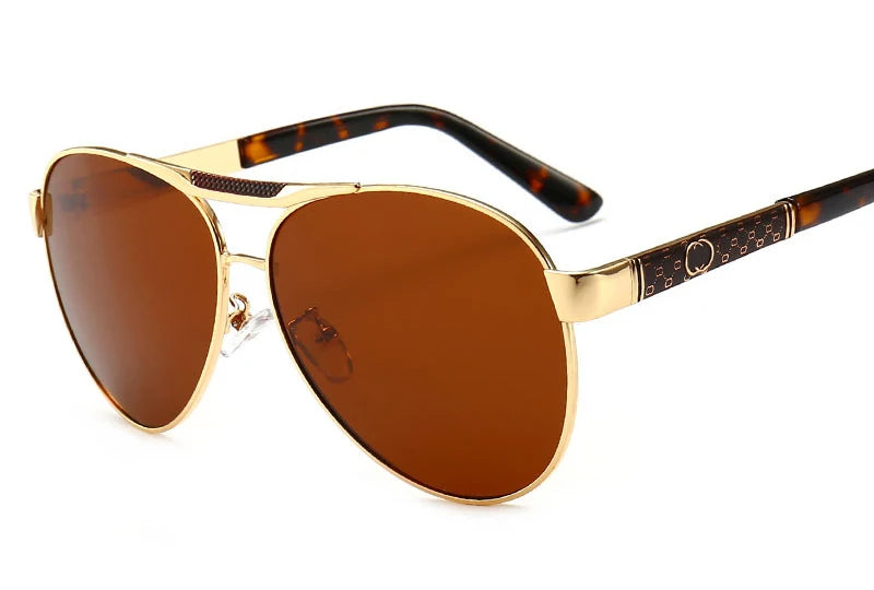 Retro Pilot Polarized Sunglasses – UV400 Alloy Frame Shades for Men & Women ✨🚘