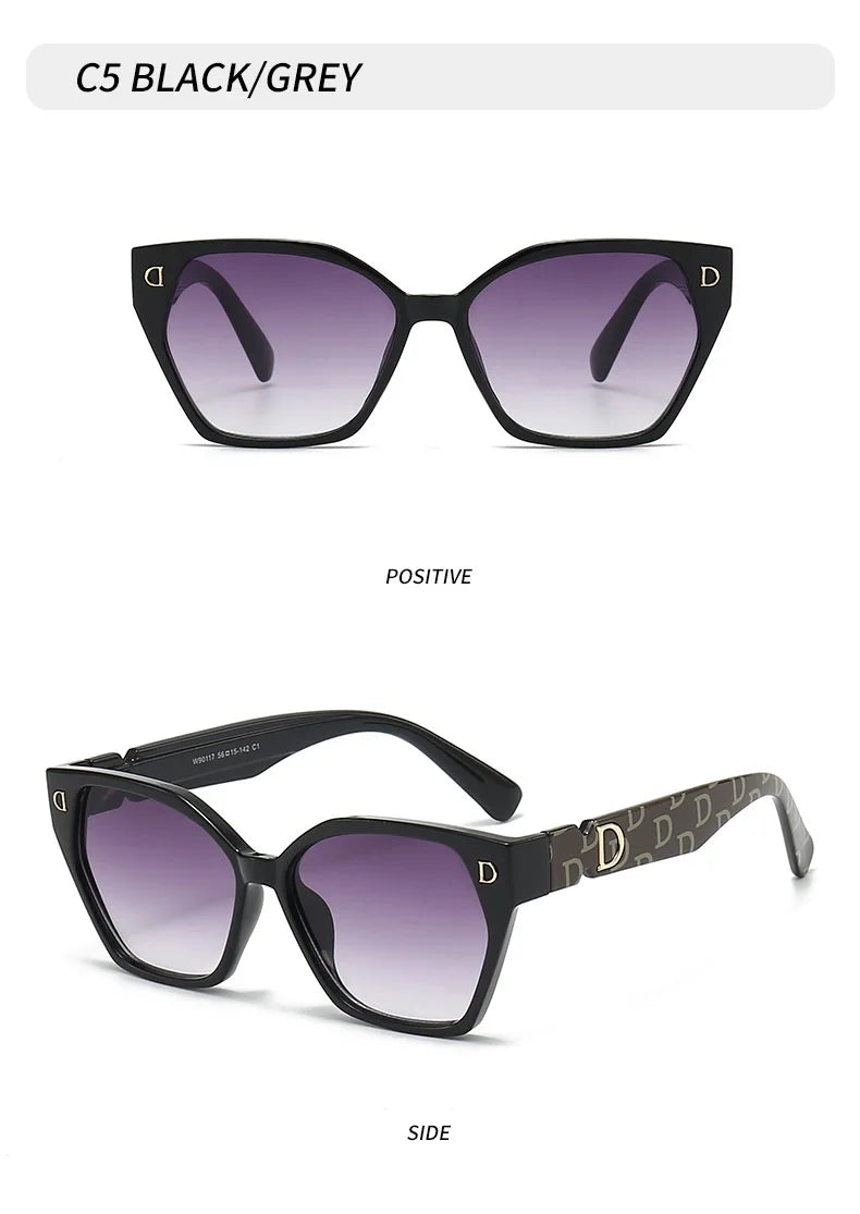New Fashion Luxury Cat-Eye Sunglasses – Stylish Glamour Shades for Women & Men ✨☀️