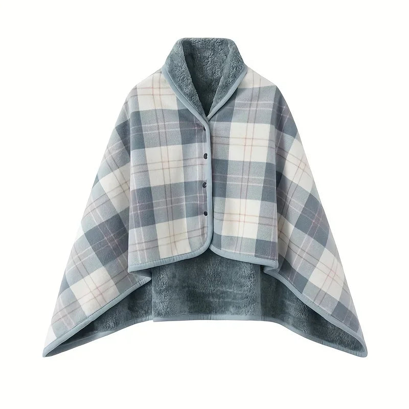 Cozy Wearable Flannel Blanket – Soft, Warm & Perfect for Home, Office & Travel Comfort!