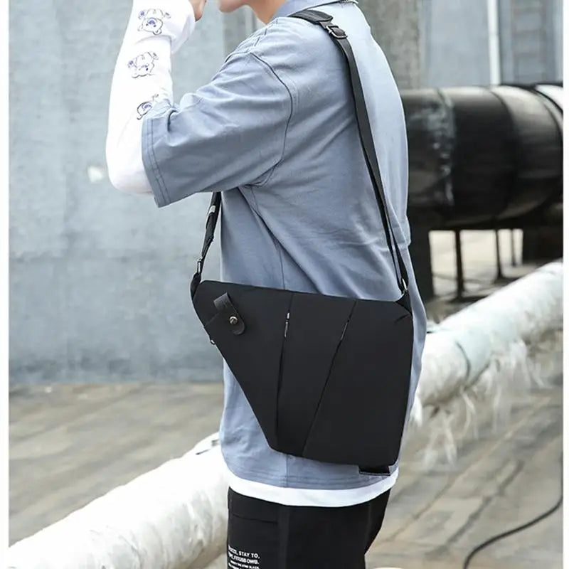 Men's Multifunctional Anti-Theft Chest Bag – Waterproof Crossbody Messenger & Fanny Pack