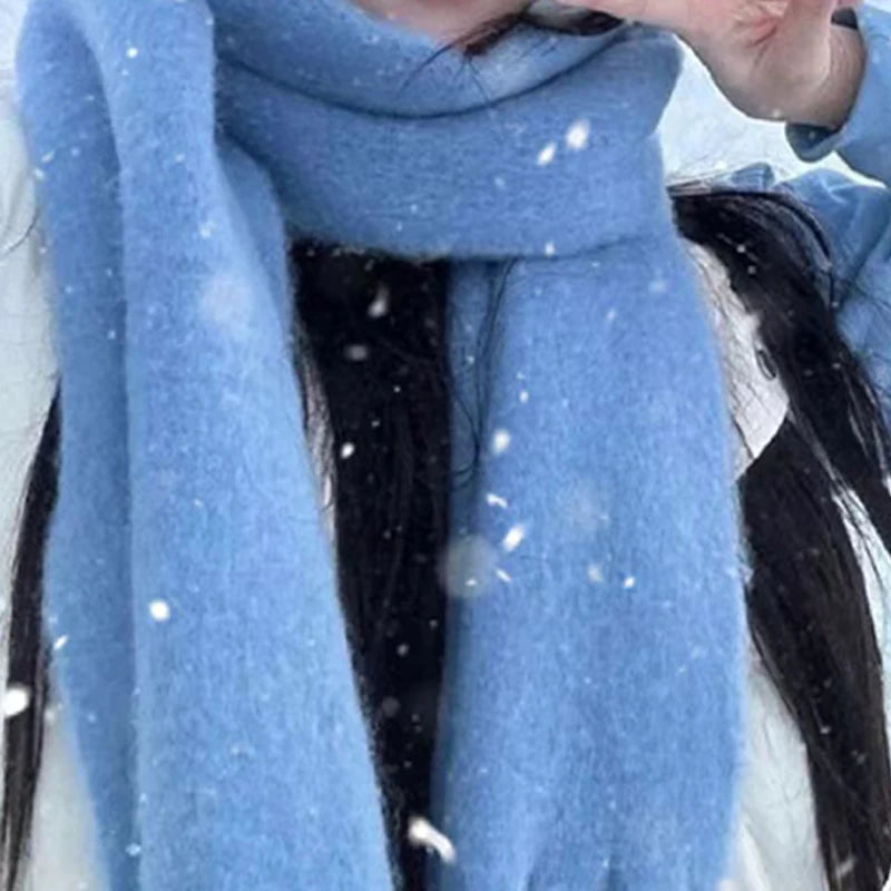 Luxury Cashmere-Feel Winter Scarf – Soft, Warm & Stylish Shawl Wrap with Tassels for Women!