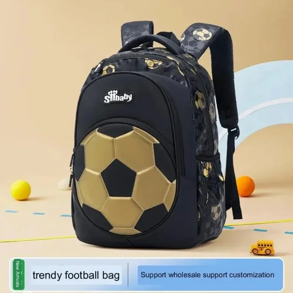 Football-Themed School Backpack – Durable & Stylish Travel Bag for Boys & Teenagers!