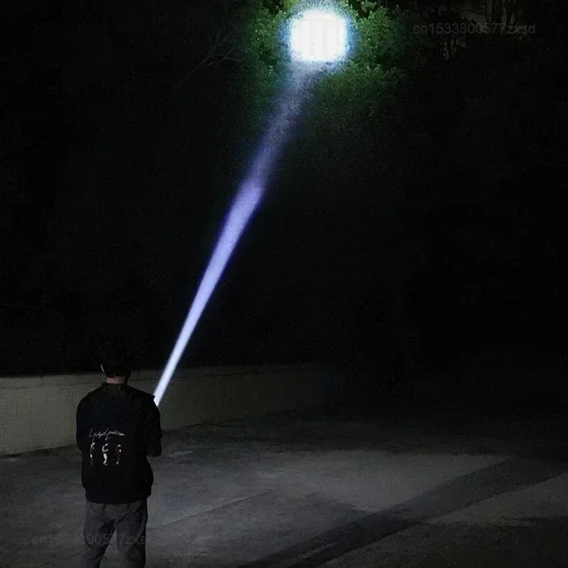 Xiaomi Outdoor Flashlight – Portable Strong Light with Variable Focus, Floodlight Side Lights & Long Range Rechargeable Flashlight