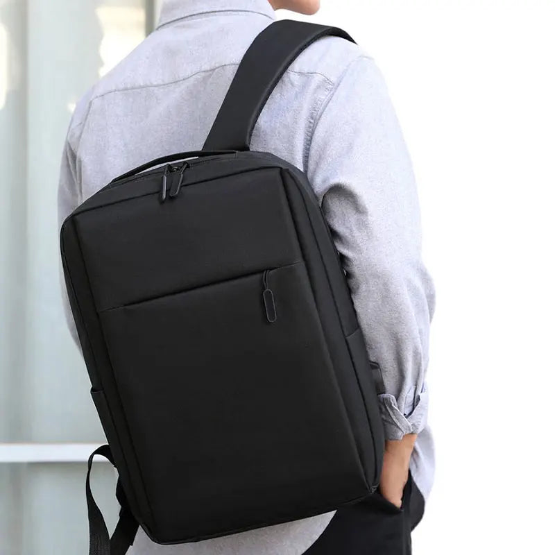 2025 New Versatile Business Bag – USB Rechargeable Waterproof Laptop Backpack for School and Travel