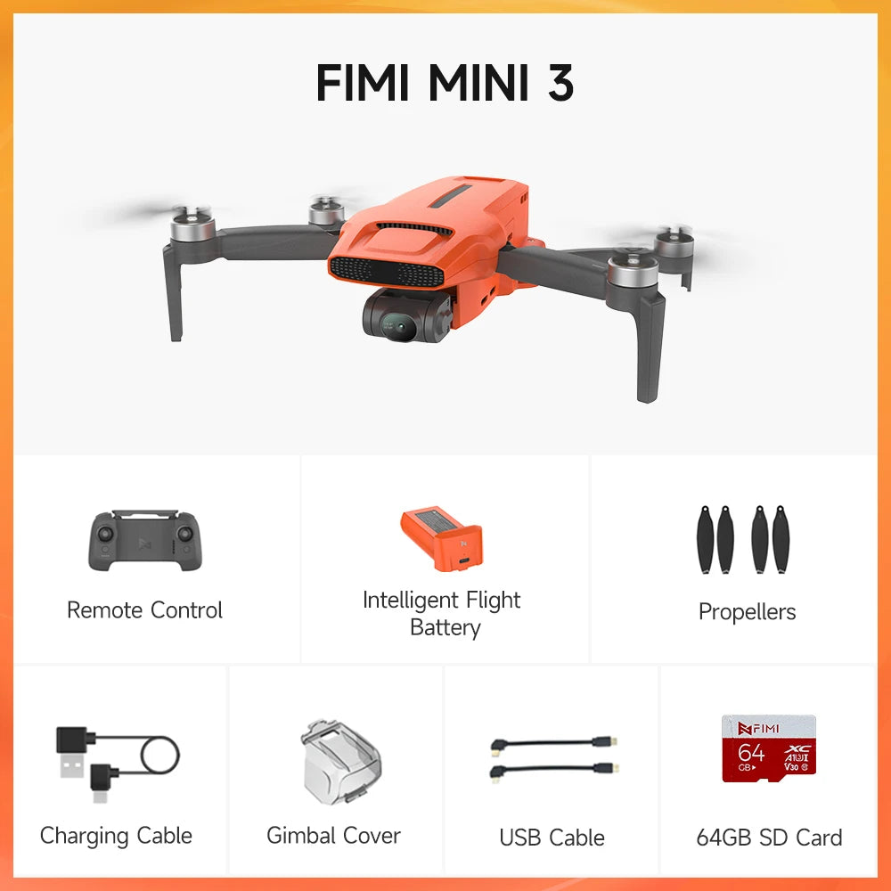 2025 MINI 3 new drone 4K 60fps AI Super Night Video 9km range 3-axis Gimbal 249g Ultralight design smart tracking mini pro drone