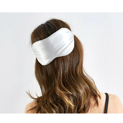 dropshipping 100% 3D Silk Sleep Mask Natural Sleeping Eye Mask Eyeshade Cover Shade Eye Patch Soft Portable Blindfold Travel
