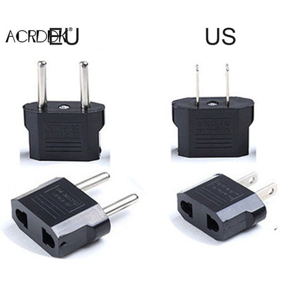5PCS 110V to 220V Travel Adapter – EU/US Plug Converter for Home & Outdoor Use