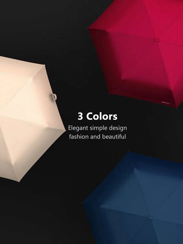 OLYCAT Flat Automatic Umbrella Woman Ultralight Travel Sun Umbrella Luxury Anti UV Portable Parasol Umbrella