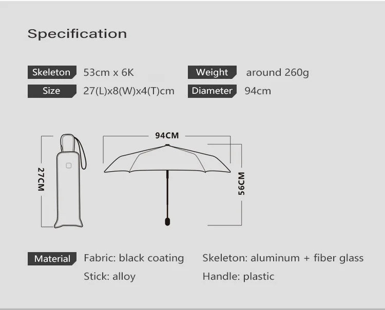 OLYCAT Flat Automatic Umbrella Woman Ultralight Travel Sun Umbrella Luxury Anti UV Portable Parasol Umbrella