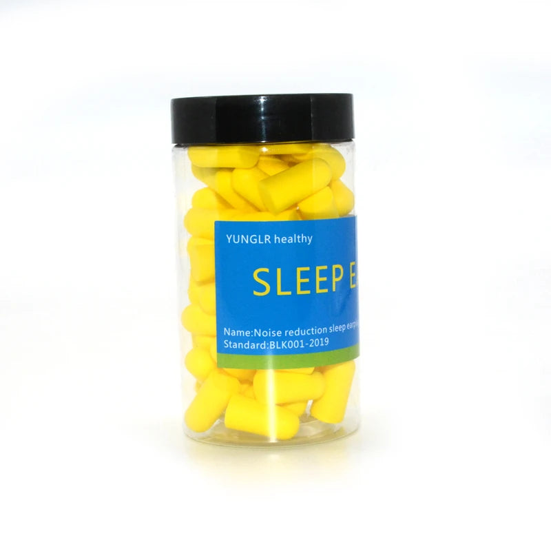 30/60 🌙 Sleep Deeper, Live Quieter – Ultra-Soft Reusable Foam Earplugs for Powerful Noise Reduction & Music Protection! 🎶✨