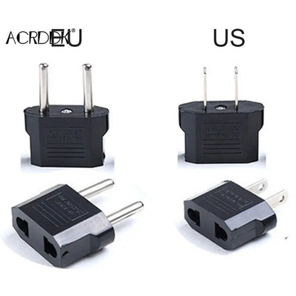 5PCS 110V to 220V Travel Adapter – EU/US Plug Converter for Home & Outdoor Use