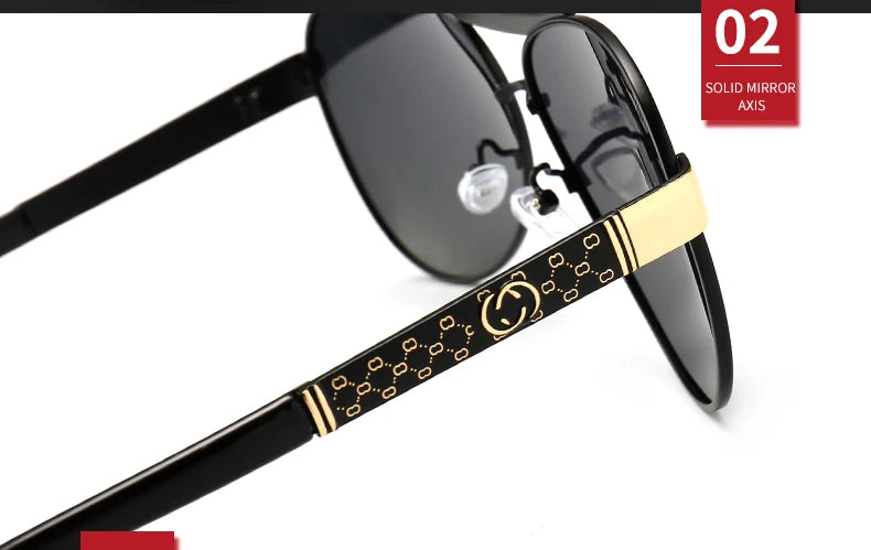 Retro Pilot Polarized Sunglasses – UV400 Alloy Frame Shades for Men & Women ✨🚘