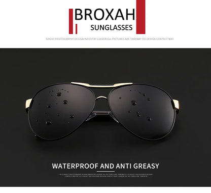 Retro Pilot Polarized Sunglasses – UV400 Alloy Frame Shades for Men & Women ✨🚘