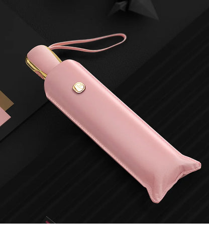 OLYCAT Flat Automatic Umbrella Woman Ultralight Travel Sun Umbrella Luxury Anti UV Portable Parasol Umbrella