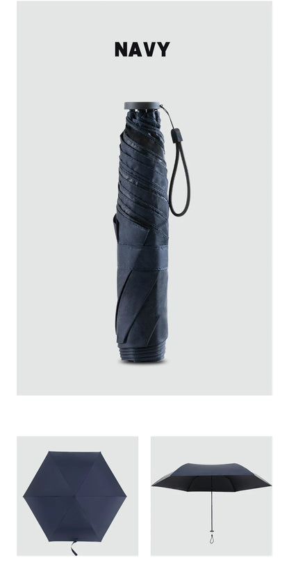 Parachase Ultra-light  Folding Umbrella 111g Only Anti UV Travel Light Sun Umbrella Windproof Carbon Fiber Portable Parasol 6K