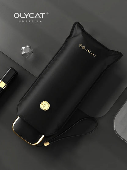 ☀️☔ OLYCAT Five-Fold Mini Umbrella – Ultra-Compact, Stylish & UV-Protective for Travel & Everyday Use! 🌦️✨