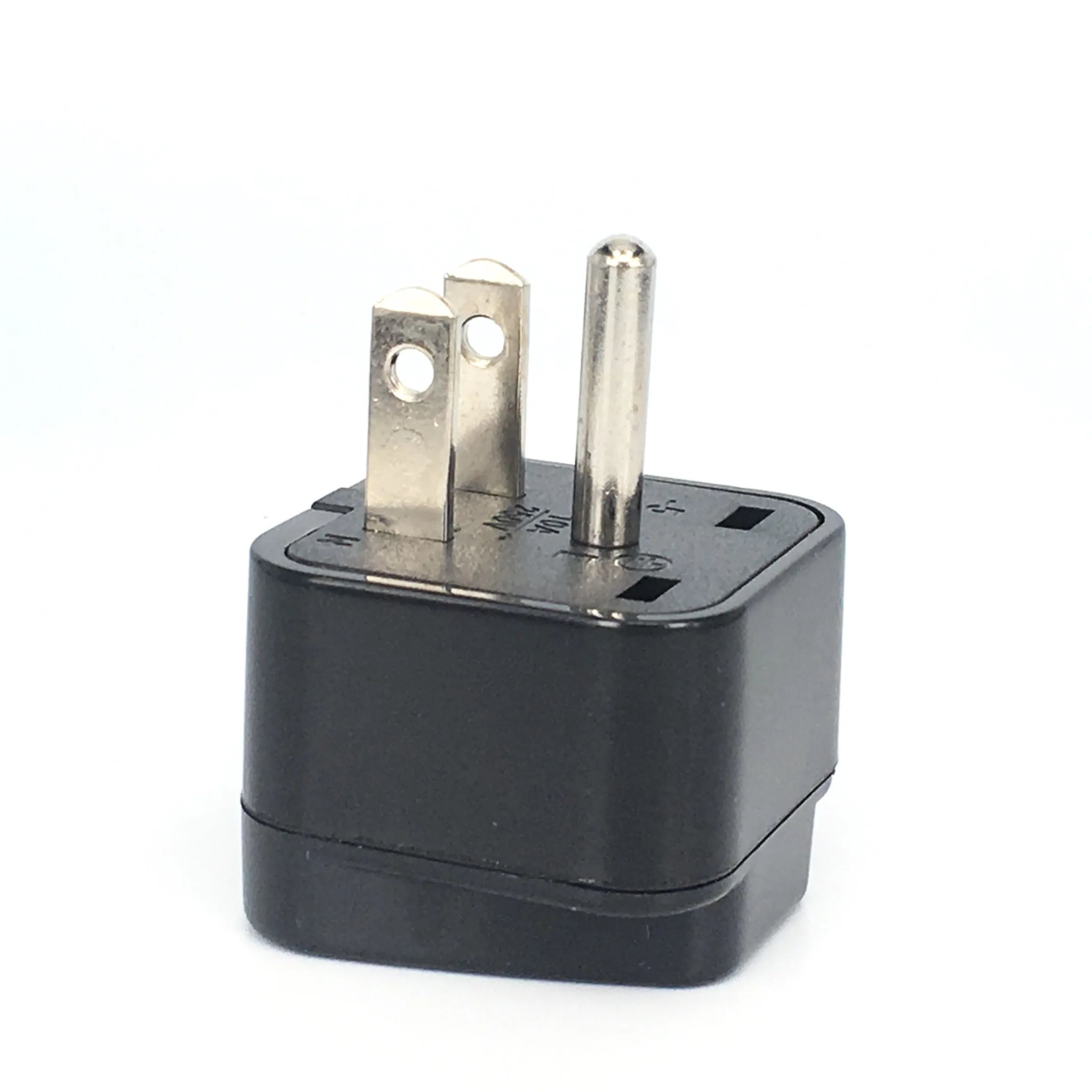 USA, Canada Universal Travel Plug Adapter (Type B) -Convert Europe, UK, India, Australia to American Socket - Round to Flat Pin