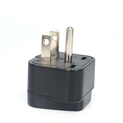 USA, Canada Universal Travel Plug Adapter (Type B) -Convert Europe, UK, India, Australia to American Socket - Round to Flat Pin