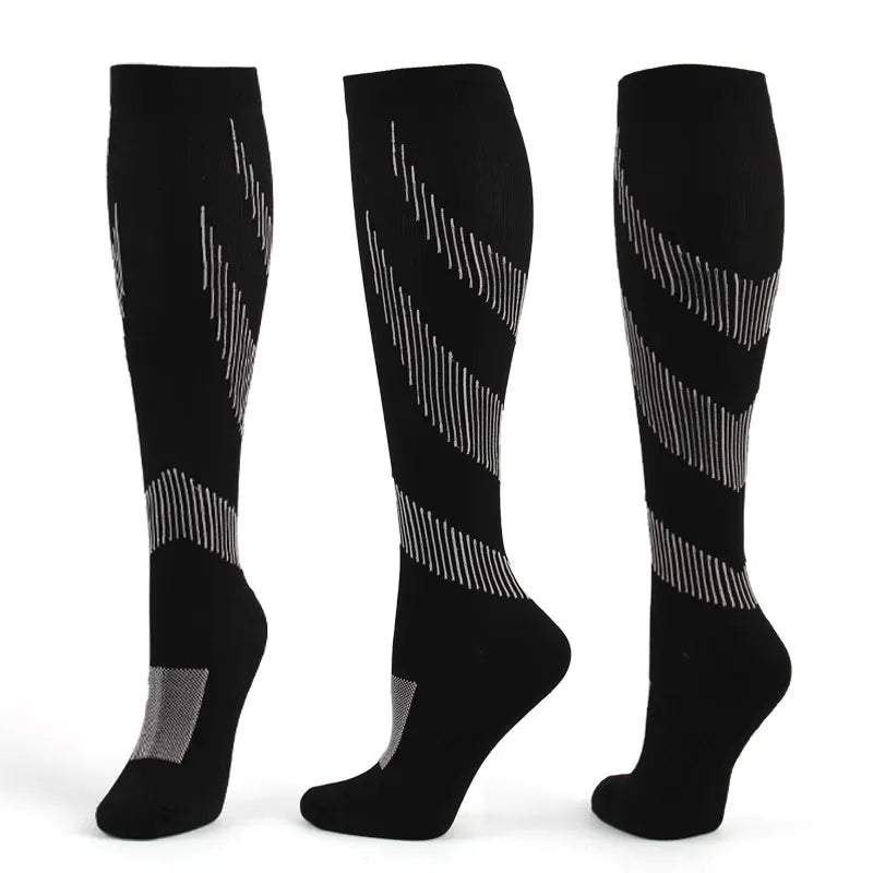 Compression Socks for Varicose Veins – Support Stockings for Nurses, Athletes, Diabetics & Outdoor Activities