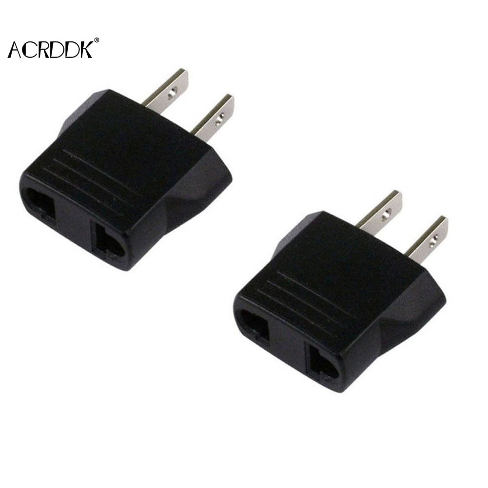 5PCS 110V to 220V Travel Adapter – EU/US Plug Converter for Home & Outdoor Use