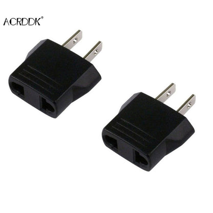 5PCS 110V to 220V Travel Adapter – EU/US Plug Converter for Home & Outdoor Use