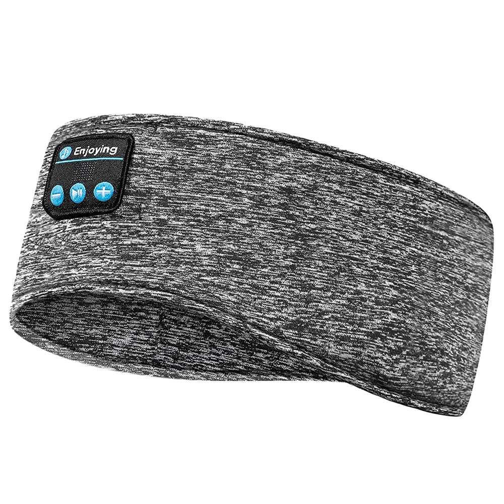 Sleep Eye Mask with Bluetooth 5.0 Headphones Soft Elastic Comfortable Headband ASMR Sleeping  Band 10H Music