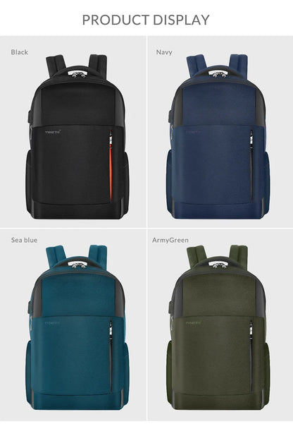 Tigernu New Multifunction Anti theft Men Backpack Bag USB Charging Travel Backpacks Male Laptop Backpack Bag  For Teens Rucksack