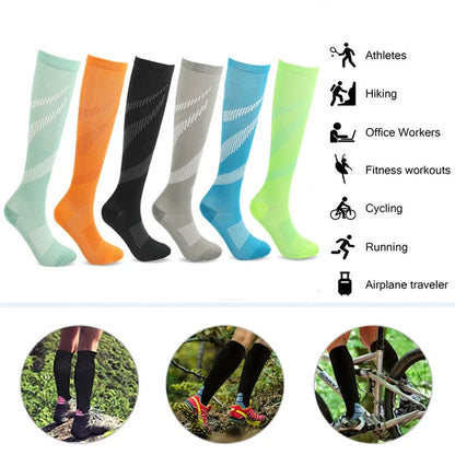 Compression Socks for Varicose Veins – Support Stockings for Nurses, Athletes, Diabetics & Outdoor Activities
