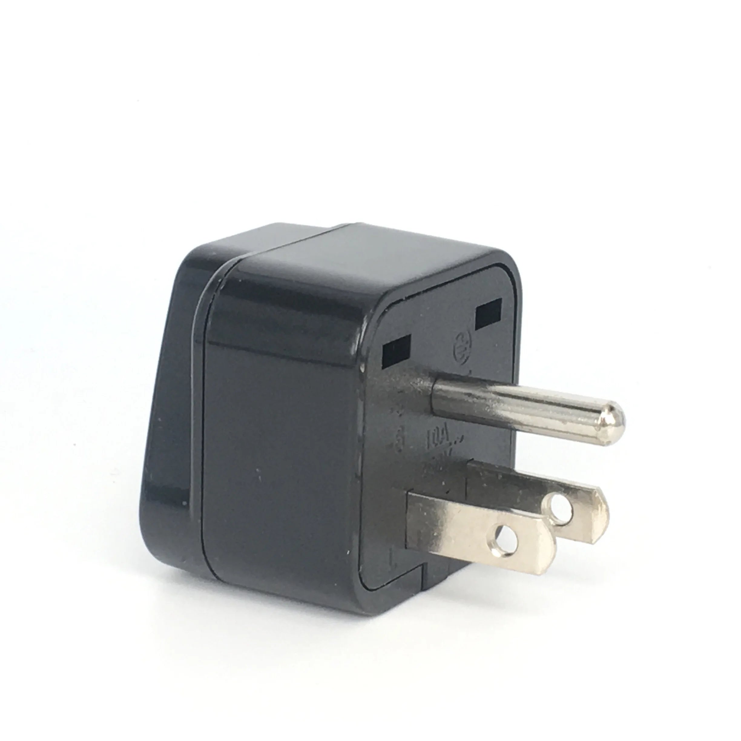 USA, Canada Universal Travel Plug Adapter (Type B) -Convert Europe, UK, India, Australia to American Socket - Round to Flat Pin