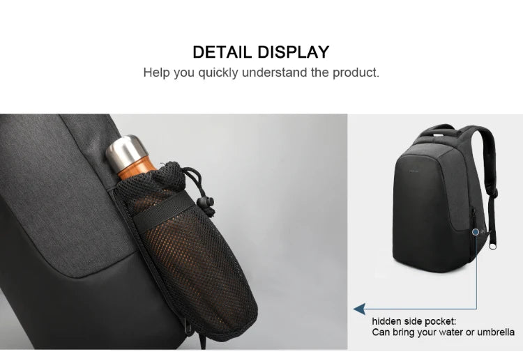 Lifetime Warranty Anti Theft Backpack For Men For Women 15.6" Laptop Backpack Waterproof Travel Backpacks Schoolbag For Teens