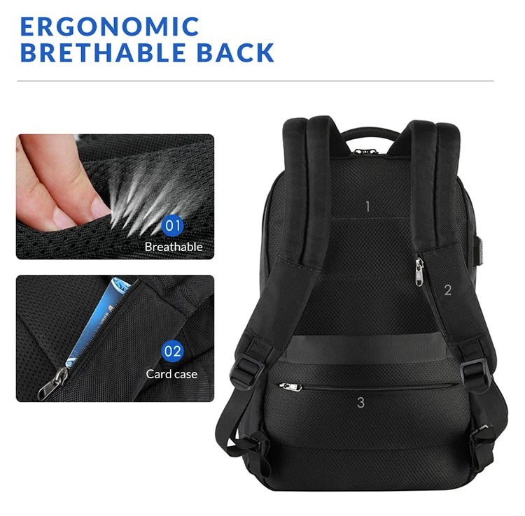 Tigernu New Multifunction Anti theft Men Backpack Bag USB Charging Travel Backpacks Male Laptop Backpack Bag  For Teens Rucksack