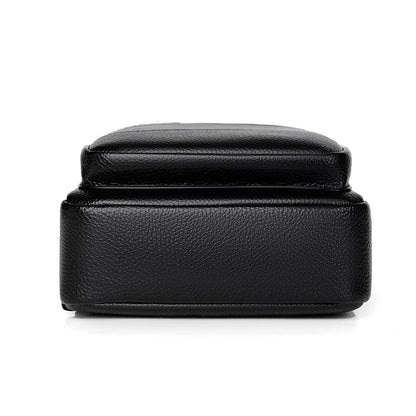 Men's Luxury PU Leather Chest Bag – Vintage Crossbody Shoulder Bag for Business & Casual Use