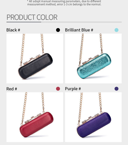 Luxury Sheepskin Mini Lipstick Case – Portable Cosmetic Box with Mirror