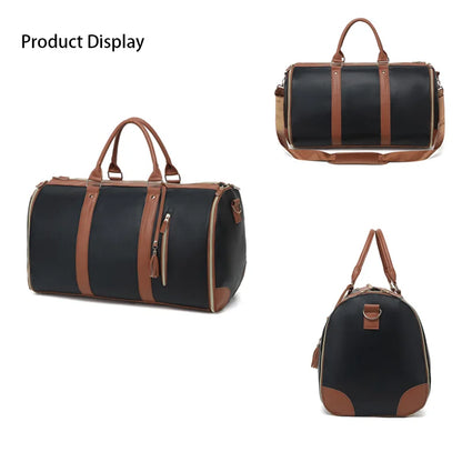 Versatile Travel Folding Bag – Large-Capacity Handbag & Crossbody Backpack for Storage & Outdoor Use