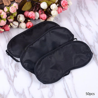 50Pcs Sleeping Eye Mask Disposable Eye Cover Hotel Women Men Party Games Sleeping Mask Sleeping Blindfold Eye Patch for Sleeping