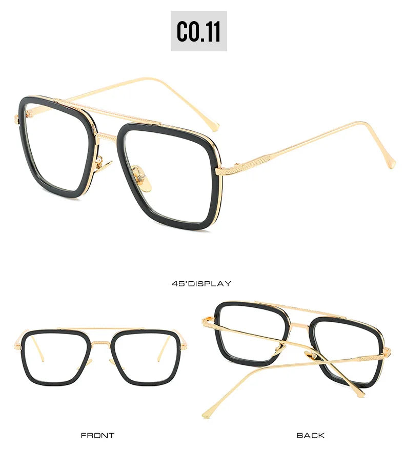 Tony Stark Glasses Men Women Sunglasses Iron man Eyewear Steampunk Sun Glasses Male Goggles