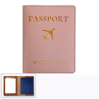 Multifunctional PU Leather Passport Wallet – Stylish & Secure Travel Organizer for Men & Women!